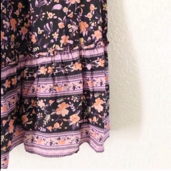 ARNHEM Bloom babydoll mini dress nightshade floral - Picture 6 of 12